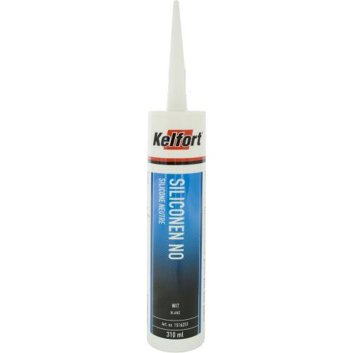 KELFORT siliconenkit NO wit 310ml