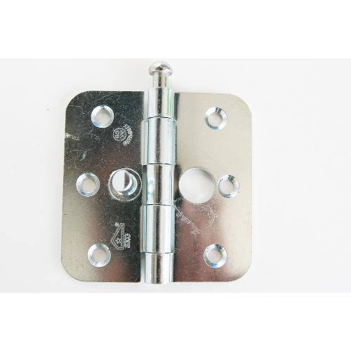 BSW ongelagerd scharnier 76x76x2mm gegalv. afgerond SKG**
