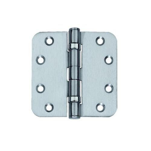 BSW kogellagerscharnier 76x76x2,2mm RVS afgerond