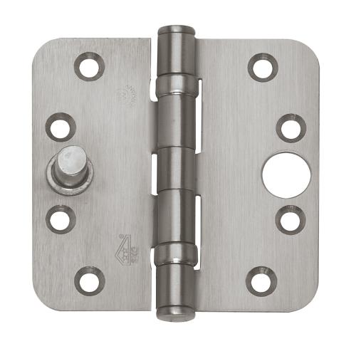 BSW kogellagerscharnier 76x76x2,2mm RVS afgerond SKG**