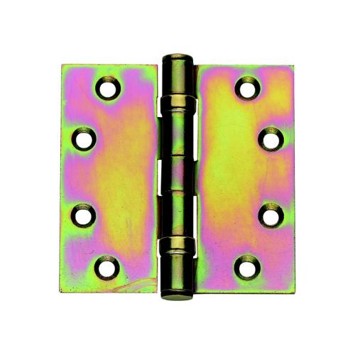 DX kogellagerscharnier 76x76x2mm messing rechthoekig