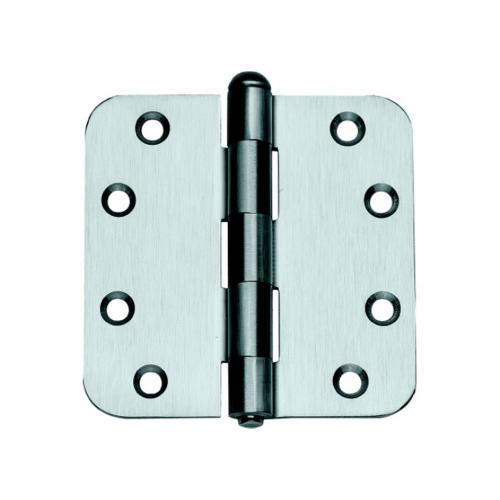 BSW ongelagerd scharnier 89x89x2,5mm gegalv. afgerond