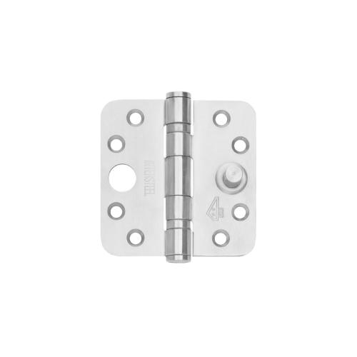 INTERSTEEL kogellagerscharnier 89x89x3mm RVS afgerond SKG***