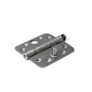 DX kogellagerscharnier verzet 89x89x3mm RVS afgerond SKG***