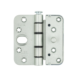 BUVA gelagerd scharnier R 89x89x3/12 gegalv. afgerond SKG***