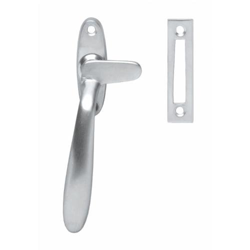 INTERSTEEL Dudok raamboom LS chroom mat met sluitplaat