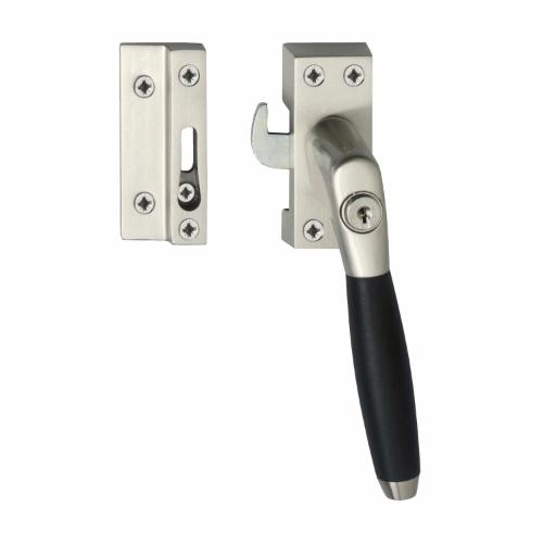 INTERSTEEL Ton 400 raamboom RS nikkel mat/ebbenhout