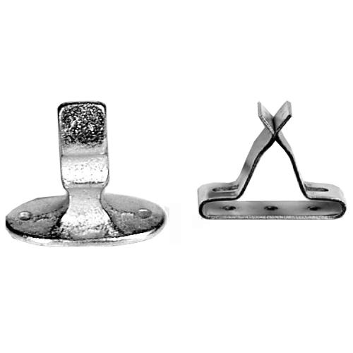 SCHMITZ deurvastzetter verzinkt staal met klemveer 48mm