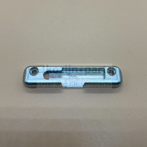 Roto kiep sluitplaat rechts voor houten kozijn met vlakke sponningdiepte 18 mm en AS 9 mm – type 84823005300R